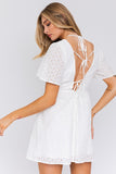 Short Sleeve Babydoll Style Dress