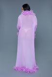 Glamour Boa Feather Trim Robe