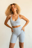 Fall Activewear Biker Short Set