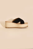 Heigh Raffia Platform slides