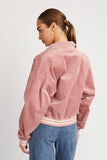 Bomber Jacket With Collar