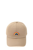 Rainbow Embroidery Cotton Baseball