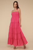 Soft Petal Maxi Dress