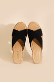 Heigh Raffia Platform slides