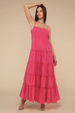 Soft Petal Maxi Dress